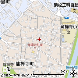 静岡県浜松市中央区龍禅寺町86周辺の地図