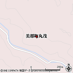 島根県益田市美都町丸茂周辺の地図