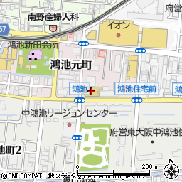 大阪府東大阪市鴻池元町10-38周辺の地図
