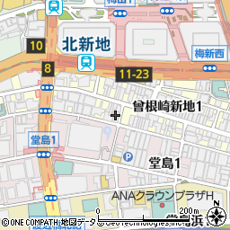 大阪府大阪市北区曾根崎新地1丁目3-37周辺の地図