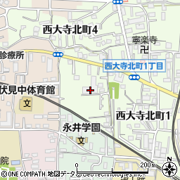 奈良　セラピスト協会周辺の地図