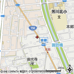静岡県浜松市中央区本郷町35周辺の地図