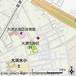 愛知県豊橋市南大清水町元町64周辺の地図