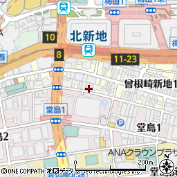 ふぐ 好 北新地店周辺の地図