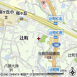 東生駒アーバンライフＢ周辺の地図