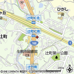 パソコンドック２４生駒店周辺の地図