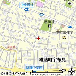 静岡県浜松市中央区雄踏町宇布見8323周辺の地図