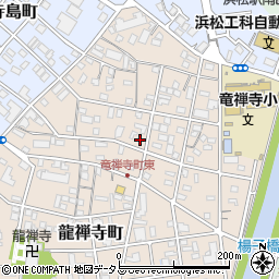 静岡県浜松市中央区龍禅寺町87周辺の地図