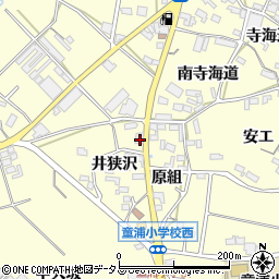 愛知県田原市浦町井狭沢48-1周辺の地図