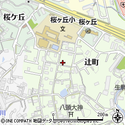 奈良県生駒市辻町882-35周辺の地図