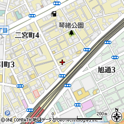 共親ビル周辺の地図