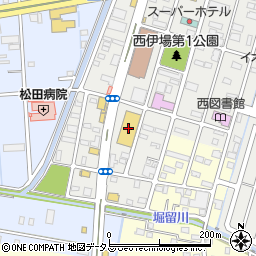 杏林堂ドラッグストア　西伊場店周辺の地図