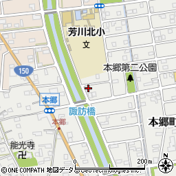 敬愛義塾　明蓬館・スネック（ＳＮＥＣ）浜松南周辺の地図