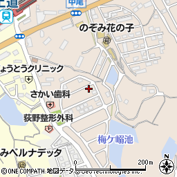 岡山県岡山市東区中尾90-18周辺の地図
