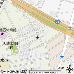 愛知県豊橋市南大清水町元町16周辺の地図