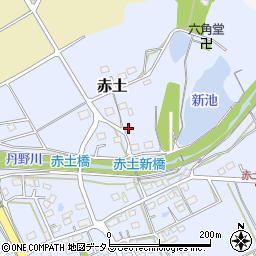 静岡県菊川市赤土353-2周辺の地図
