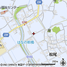 岡山県岡山市北区松尾372周辺の地図