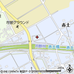 静岡県菊川市赤土454-3周辺の地図