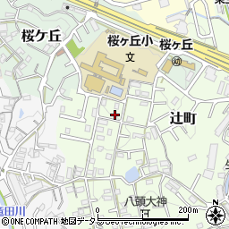 奈良県生駒市辻町882-145周辺の地図