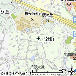 奈良県生駒市辻町882-37周辺の地図