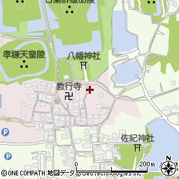 奈良県奈良市山上町周辺の地図