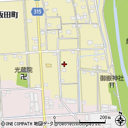 静岡県浜松市中央区下飯田町290周辺の地図
