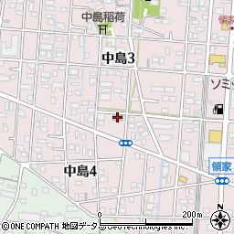 セブンイレブン浜松中島３丁目店周辺の地図