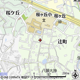 奈良県生駒市辻町882-143周辺の地図