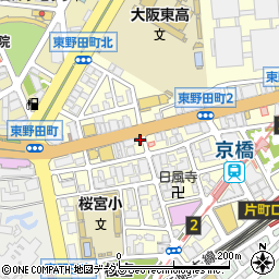 京橋テッパン食堂EF周辺の地図
