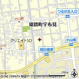静岡県浜松市中央区雄踏町宇布見4192周辺の地図