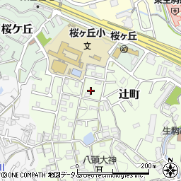 奈良県生駒市辻町882-77周辺の地図