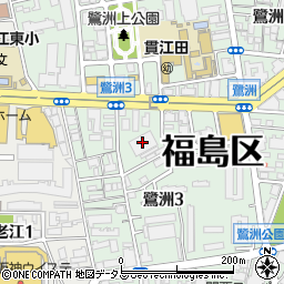 シティタワー大阪福島周辺の地図
