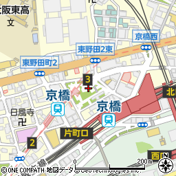 北の家族 京橋コムズガーデン店周辺の地図