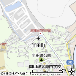 横田コーポ周辺の地図