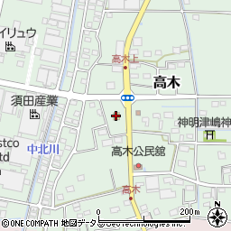 セブンイレブン磐田高木店周辺の地図