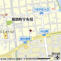 静岡県浜松市中央区雄踏町宇布見4120周辺の地図
