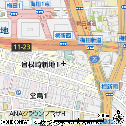 鮨処 音羽 北新地永楽店周辺の地図