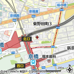 やっぱりステーキ・京橋駅前店周辺の地図