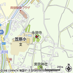 永徳寺周辺の地図