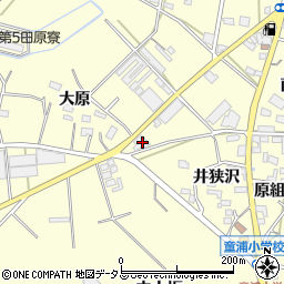 愛知県田原市浦町中畑149周辺の地図