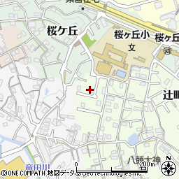 奈良県生駒市辻町881-60周辺の地図