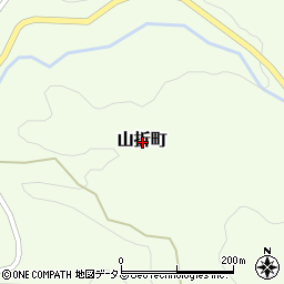 島根県益田市山折町周辺の地図