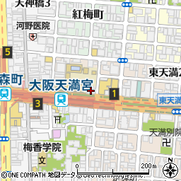 明光義塾　南森町教室周辺の地図