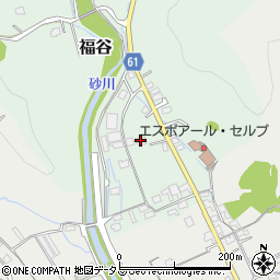 岡山県岡山市北区福谷34-1周辺の地図