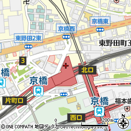 ホテル京阪　京橋　グランデ　かがやきの間周辺の地図
