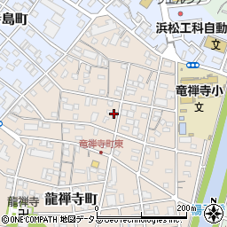 静岡県浜松市中央区龍禅寺町88周辺の地図