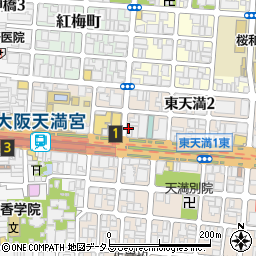 CAFE DI ESPRESSO 珈琲館 大阪天満宮店周辺の地図