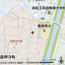 静岡県浜松市中央区龍禅寺町128周辺の地図
