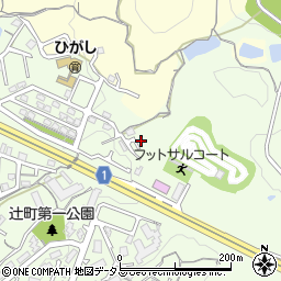 奈良県生駒市辻町320周辺の地図