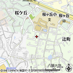 奈良県生駒市辻町881-72周辺の地図
